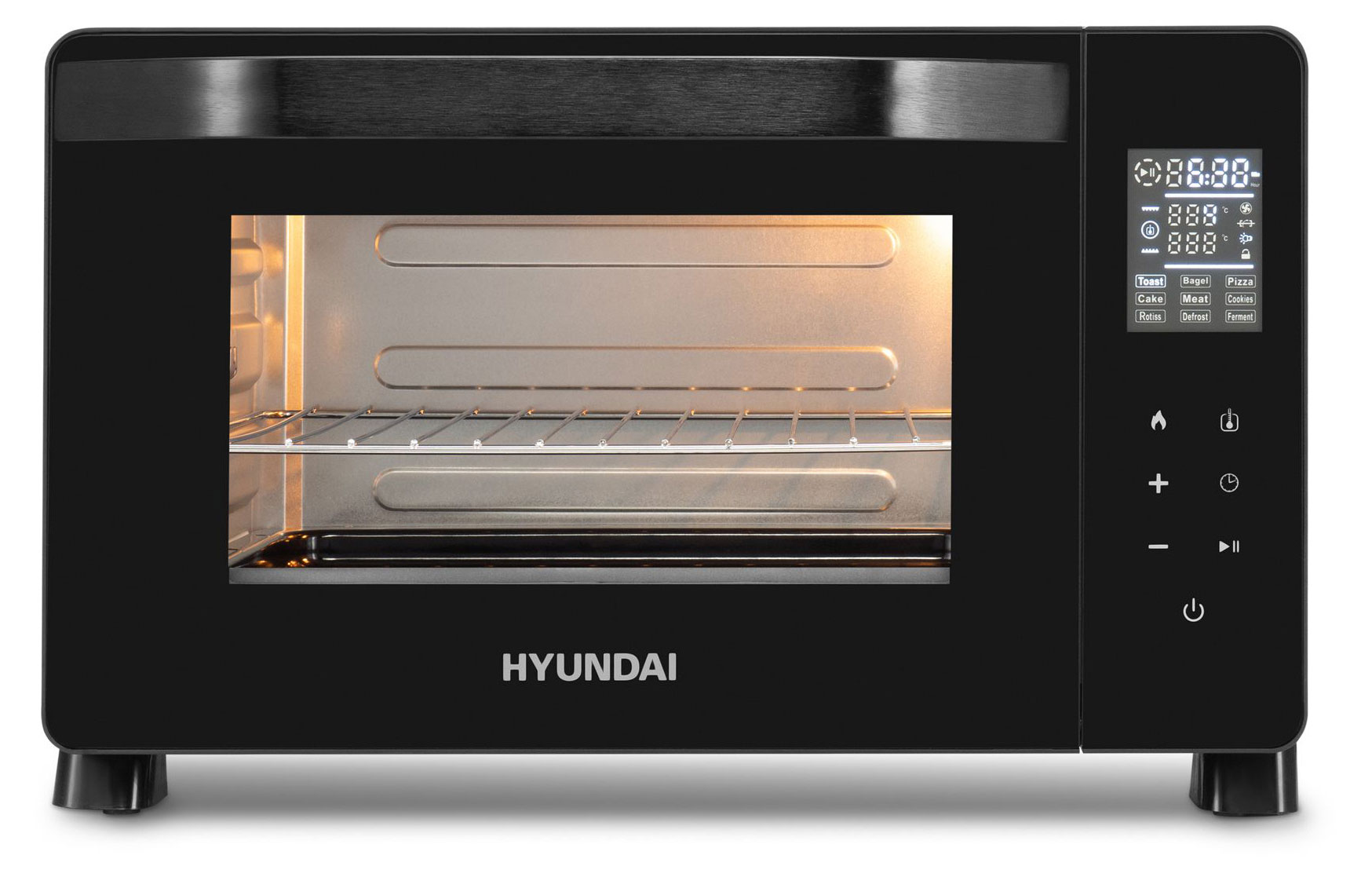 

Мини-печь Hyundai MIOHY088 черная, 23 л