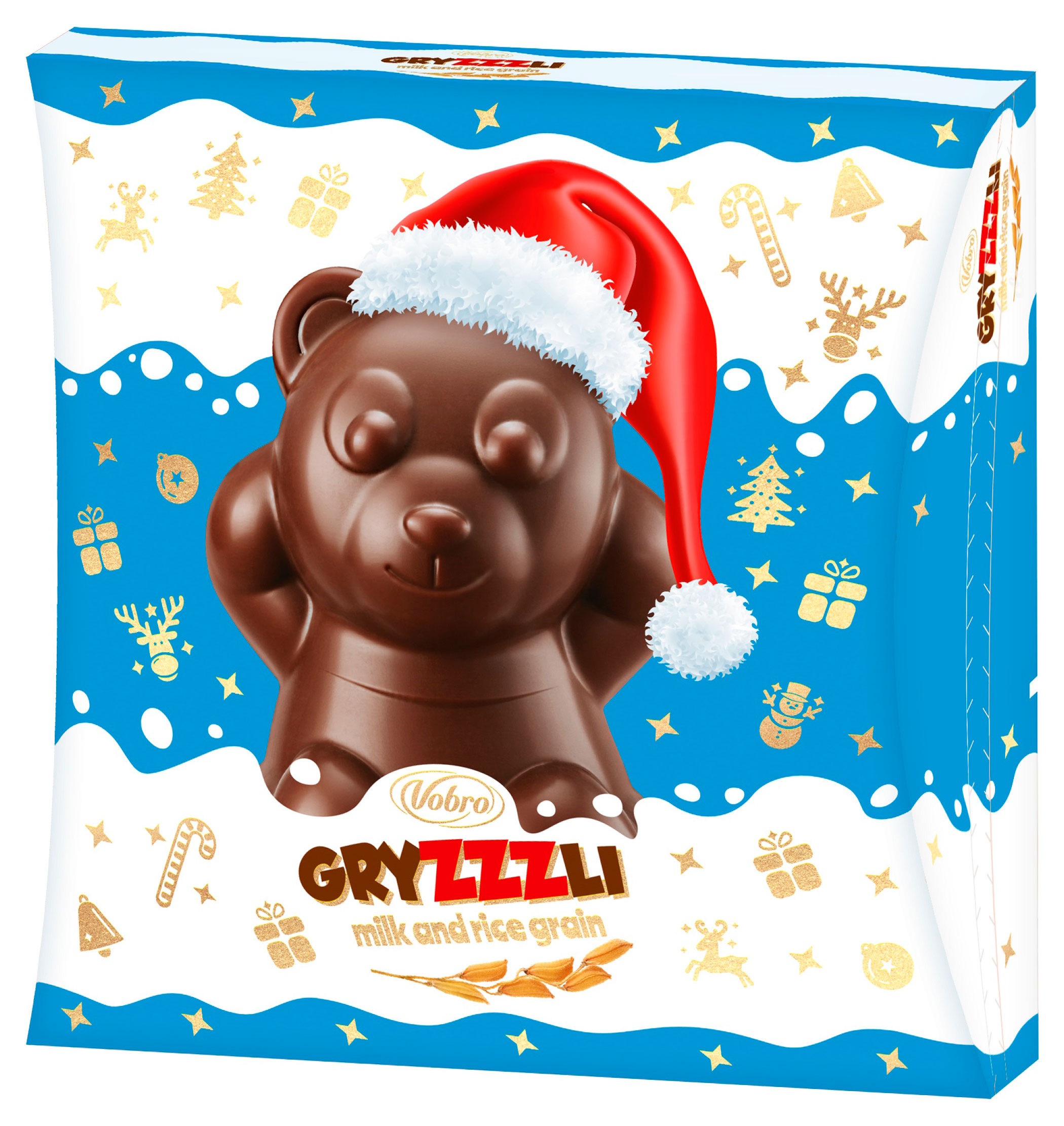 

Конфеты Vobro Gryzzzli Milk, 156 г