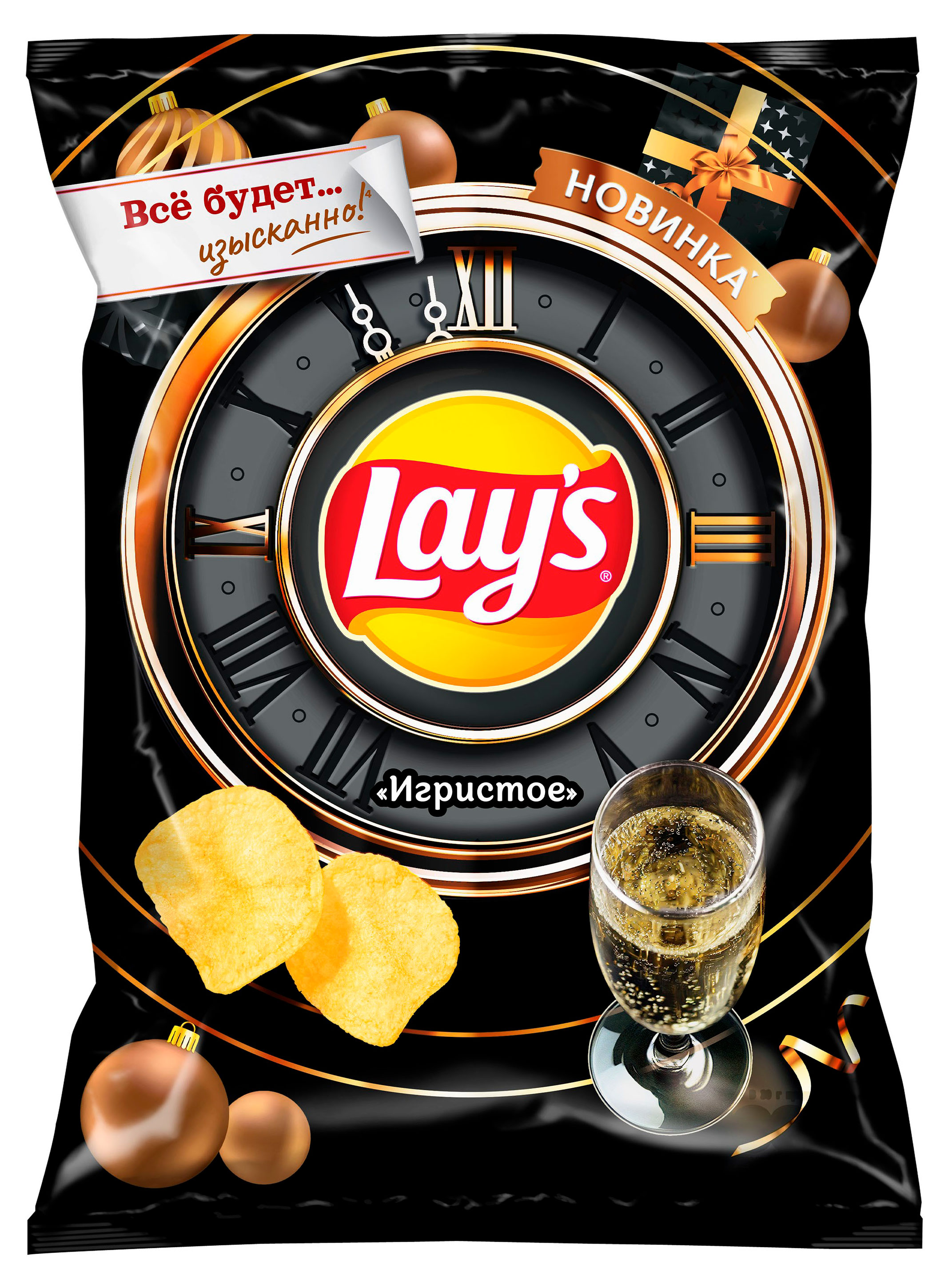 

Чипсы картофельные Lay's со вкусом Игристое, 120 г
