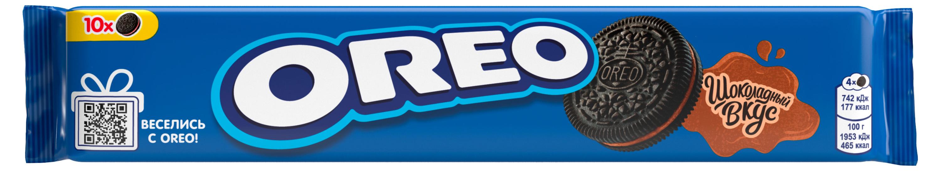 

Печенье OREO с какао и начинкой со вкусом шоколада, 95 г