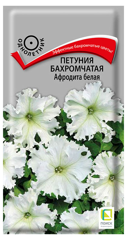 

Семена Поиск Петуния бахромчатая Афродита белая, 10 шт