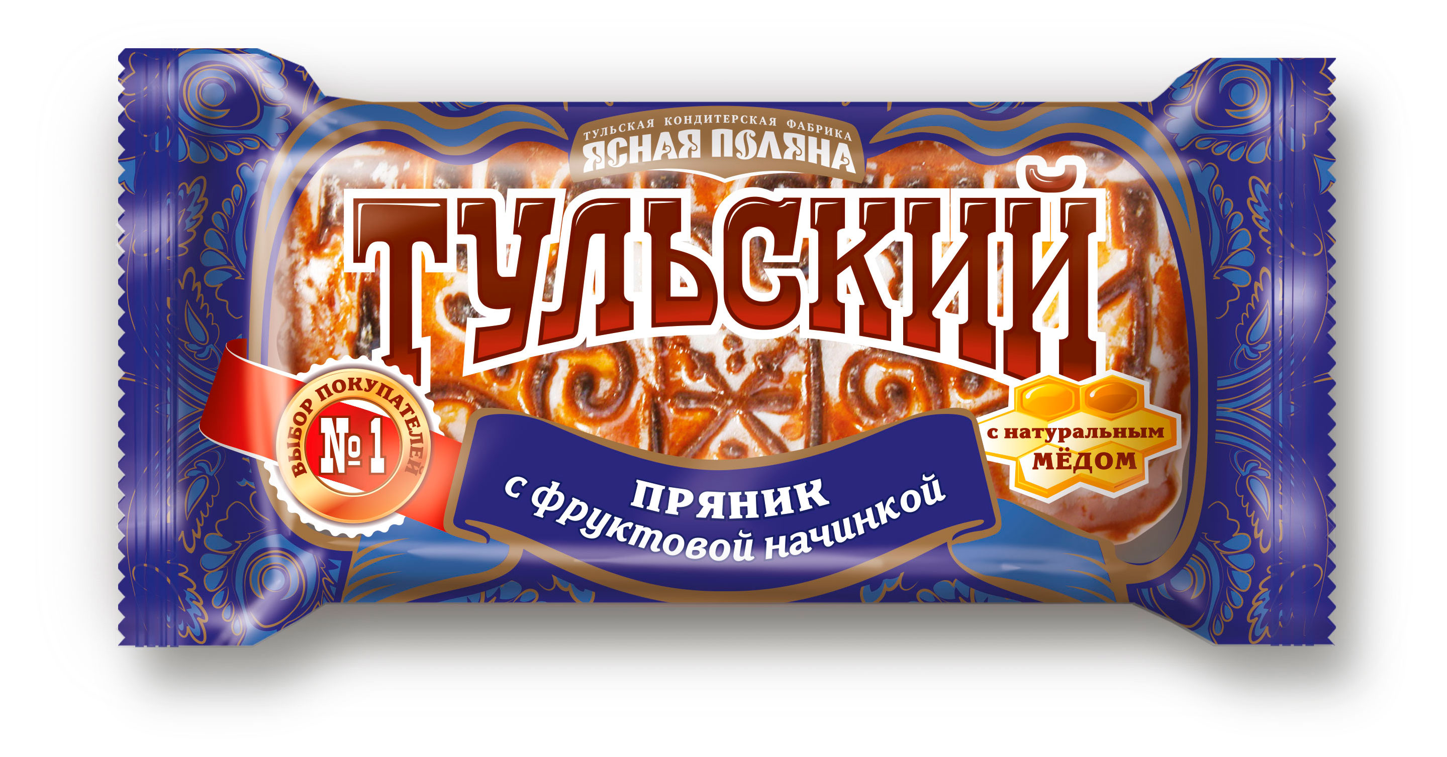 

Пряник Старая Тула Тульский с фруктовой начинкой, 140 г