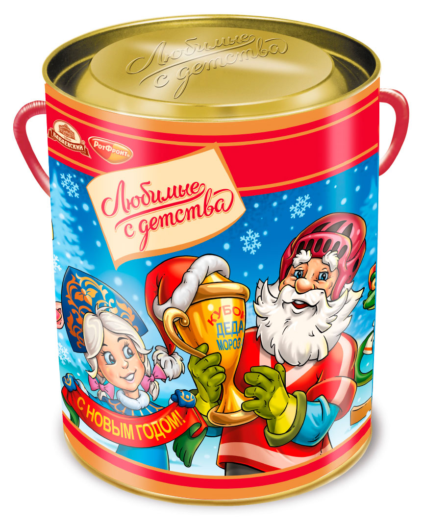 

Подарок новогодний сладкий Любимые с детства Туба, 501 г в ассортименте