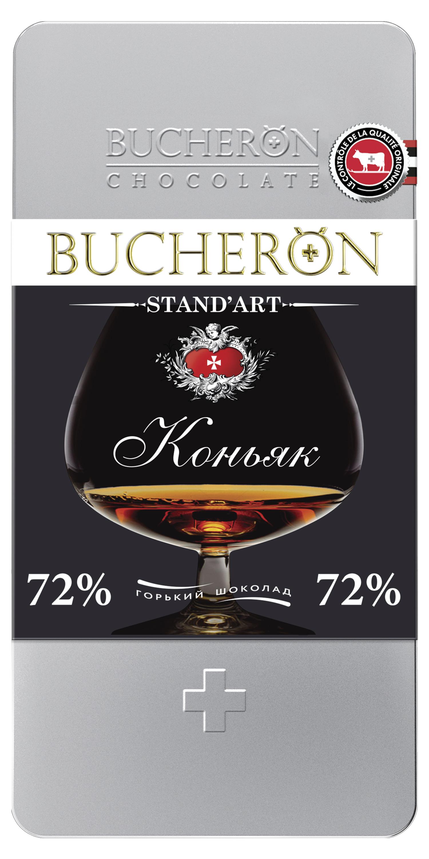 

Шоколад горький BUCHERON со вкусом коньяка, 100 г