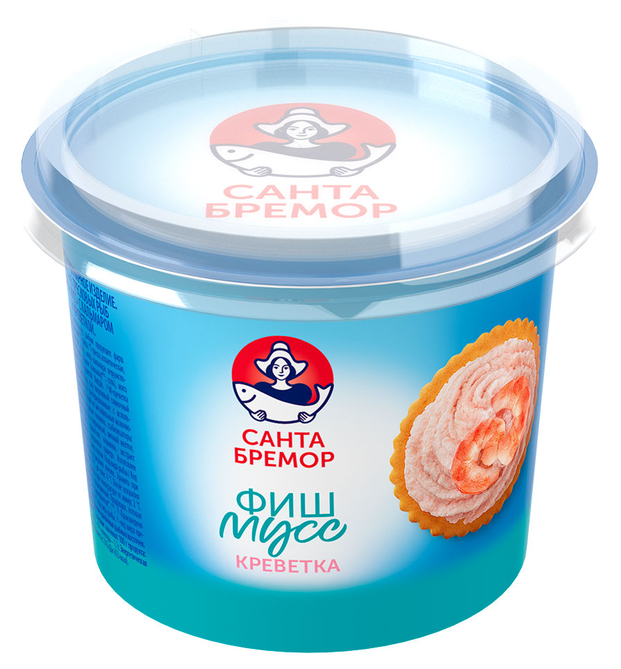 

Паста Санта Бремор Фиш-мусс с креветкой и кальмаром, 140 г