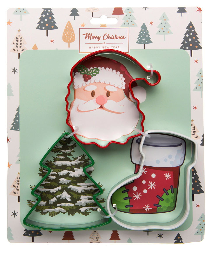 

Набор форм для печенья Merry Christmas, 3 шт