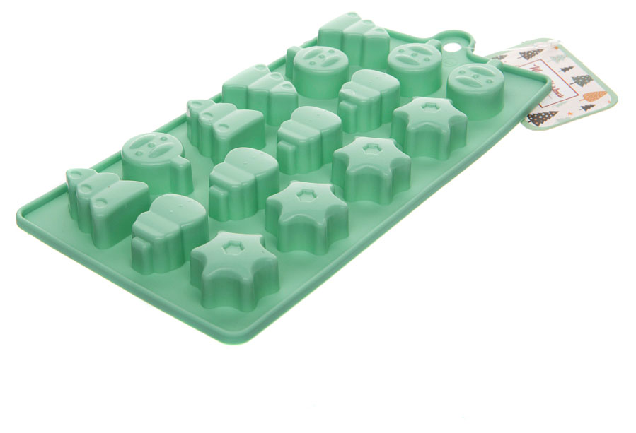 

Форма для шоколада и льда Merry Christmas, 16 ячеек