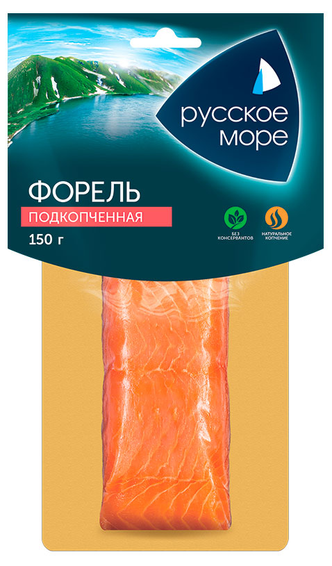 

Форель подкопченная Русское море филе-кусок, 150 г