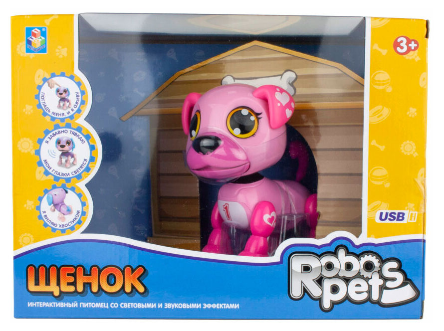

Игрушка 1TOY Робо-щенок интерактивный, 1 шт в ассортименте