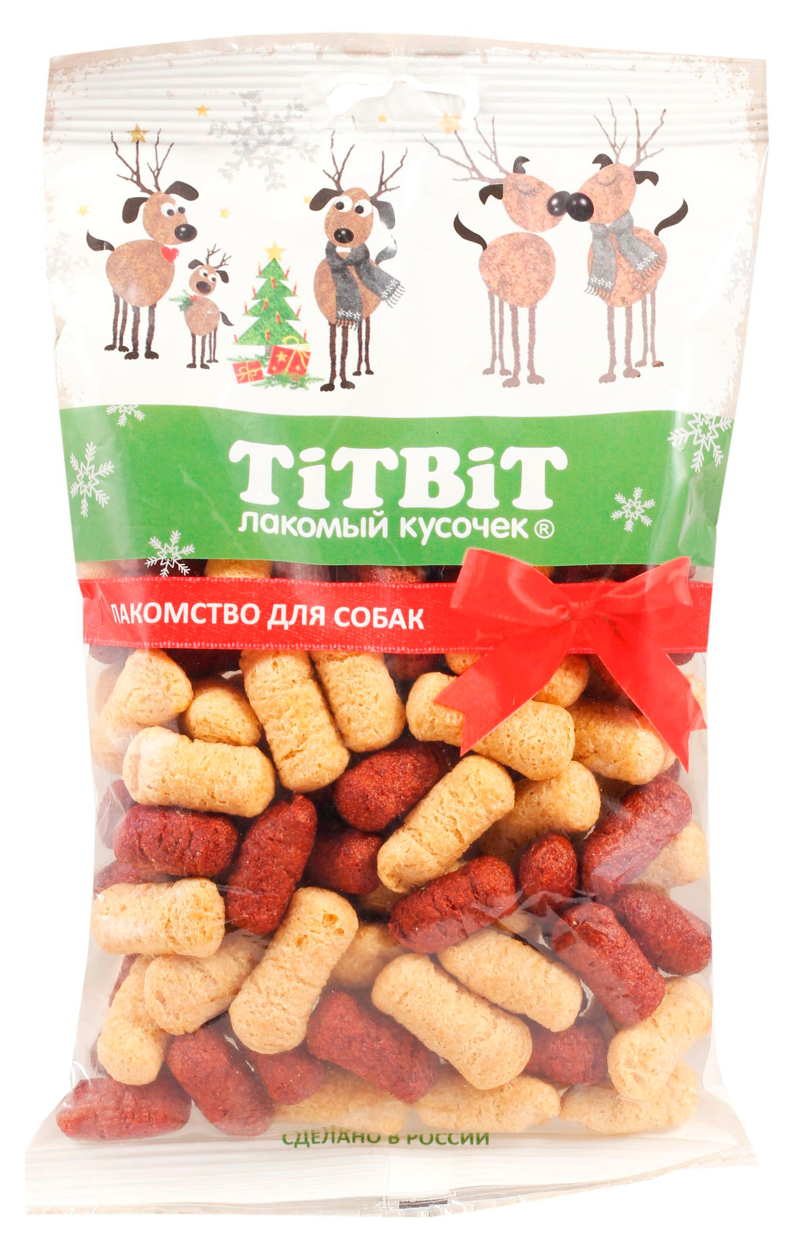 

Лакомство для собак TITBIT Кукурузные палочки с индейкой и говядиной, 95 г