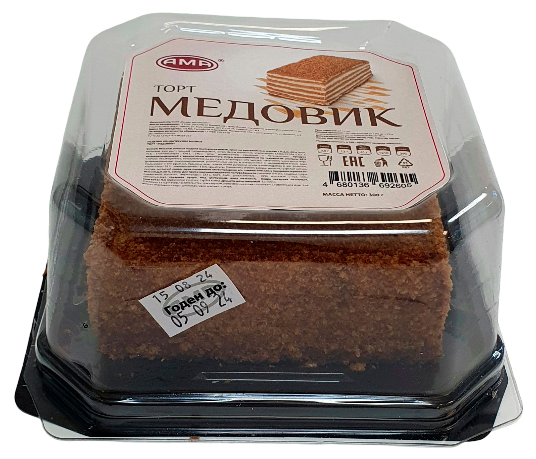 

Торт АМА Медовик, 300 г