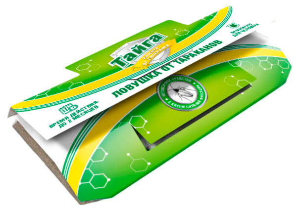 

Ловушка от тараканов Тайга клеевая