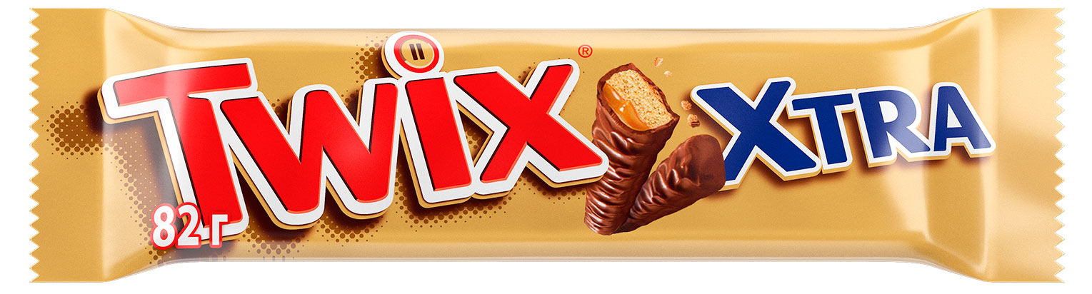 

Батончик шоколадный TWIX Xtra с карамелью и печеньем, 82 г