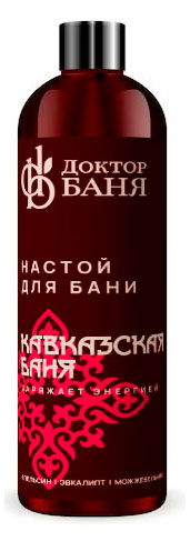 

Настои трав для бани Доктор Баня Кавказская баня, 250 мл