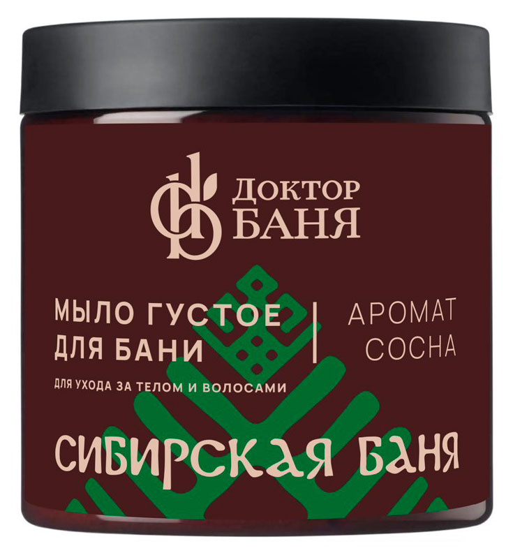 

Мыло густое для бани Доктор Баня Сибирская баня, 500 мл