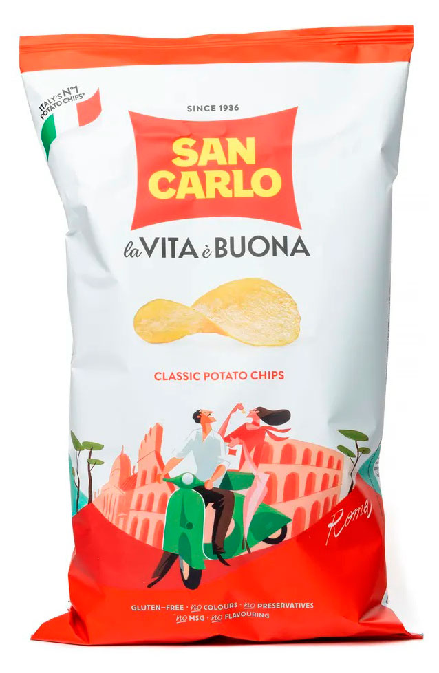 

Чипсы картофельные San Carlo Классические, 180 г