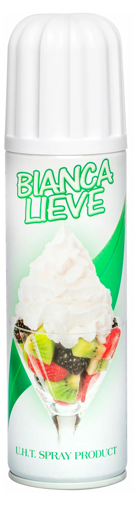 

Крем взбитый на растительном масле Bianca Lieve Spray баллон, 250 г