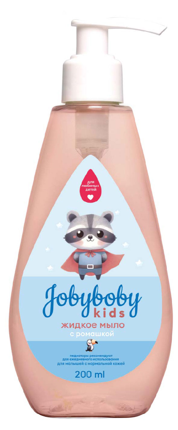 

Мыло жидкое детское Jobyboby с ромашкой, 200 мл