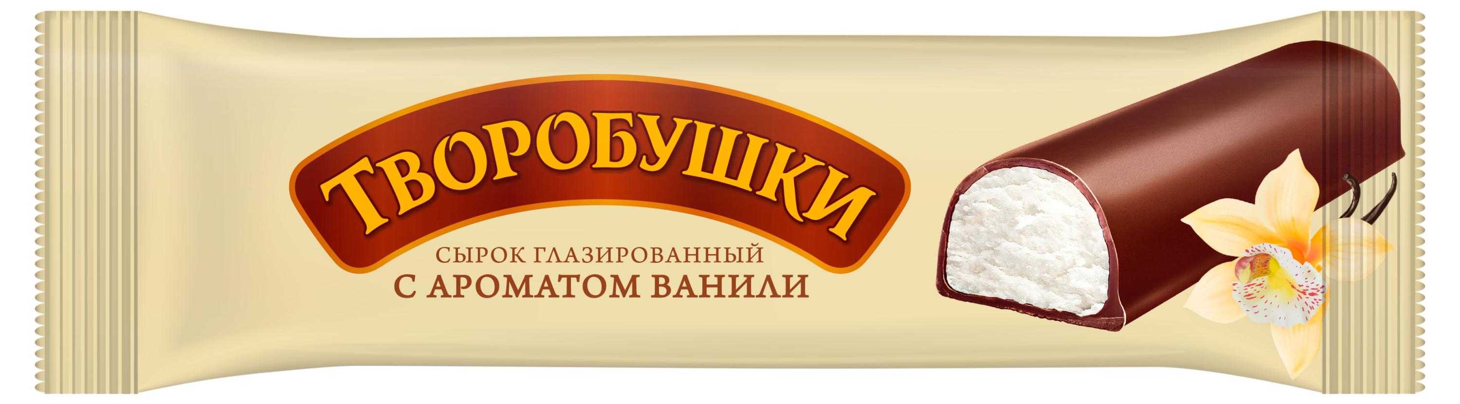 

Сырок глазированный Творобушки ваниль БЗМЖ 20%, 40 г