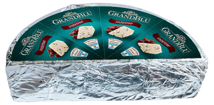 

Сыр мягкий GrandBlu Milkana intense с голубой плесенью 50% БЗМЖ, вес