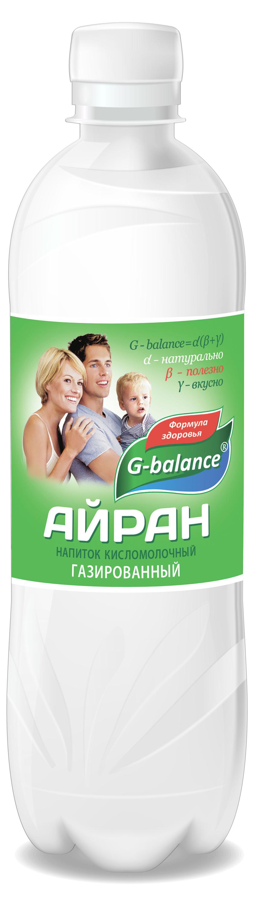 

Напиток кисломолочный G-Balance Айран газированный 1% БЗМЖ, 500 мл