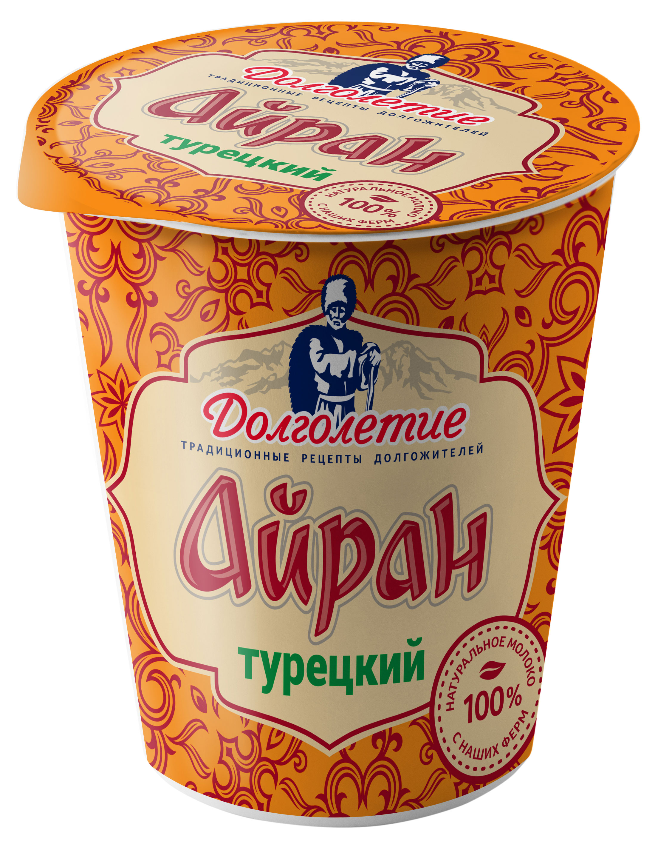 

Айран Долголетие Турецкий 1,8% БЗМЖ, 180 г