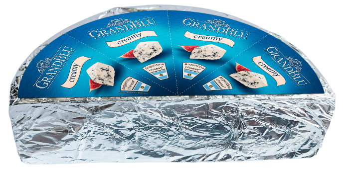 

Сыр мягкий Grand Blu Milkana Creamy с голубой плесенью 56% БЗМЖ Аргентина, вес