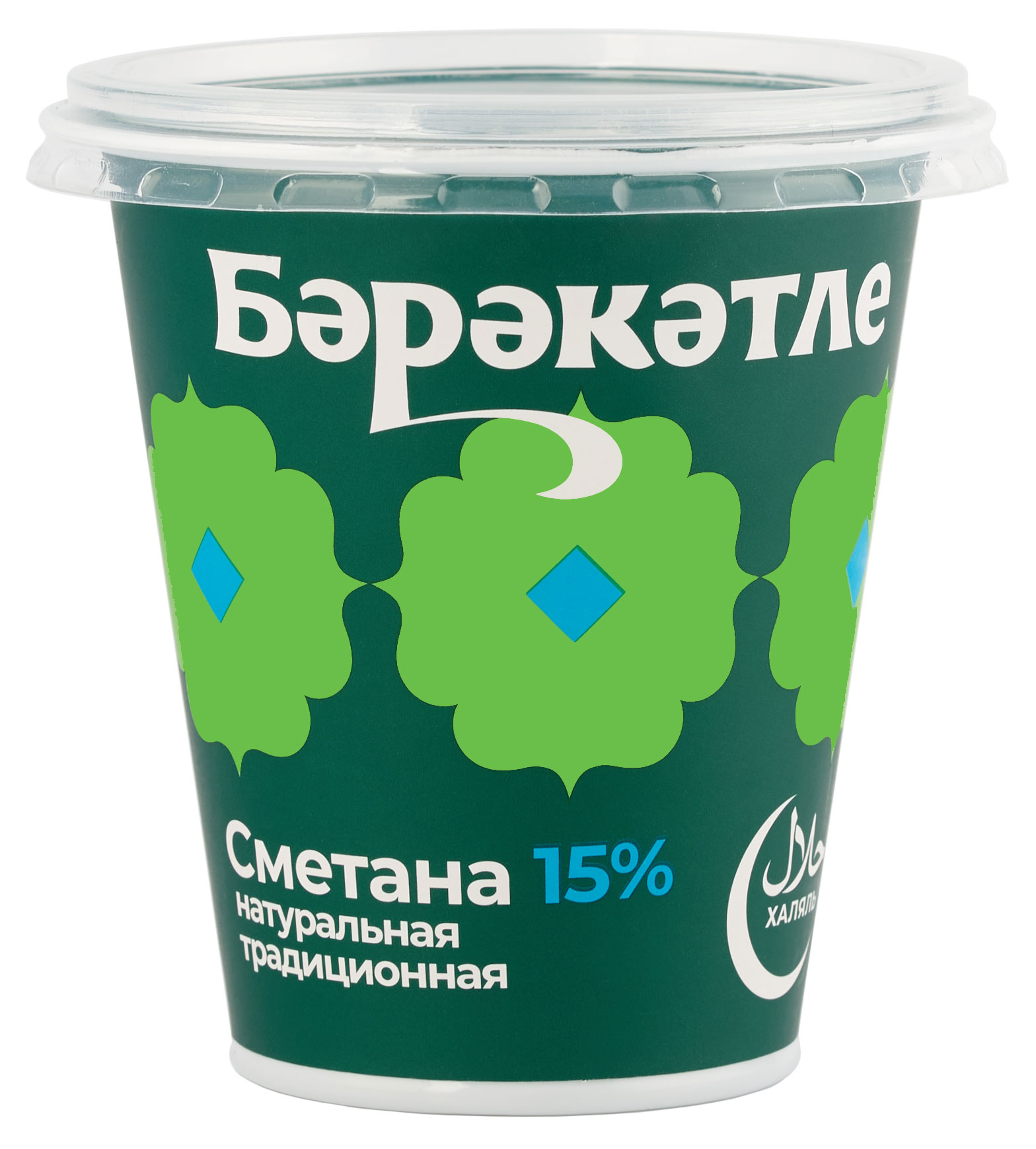 

Сметана Бэрэкэтле 15% халяль, 300 г