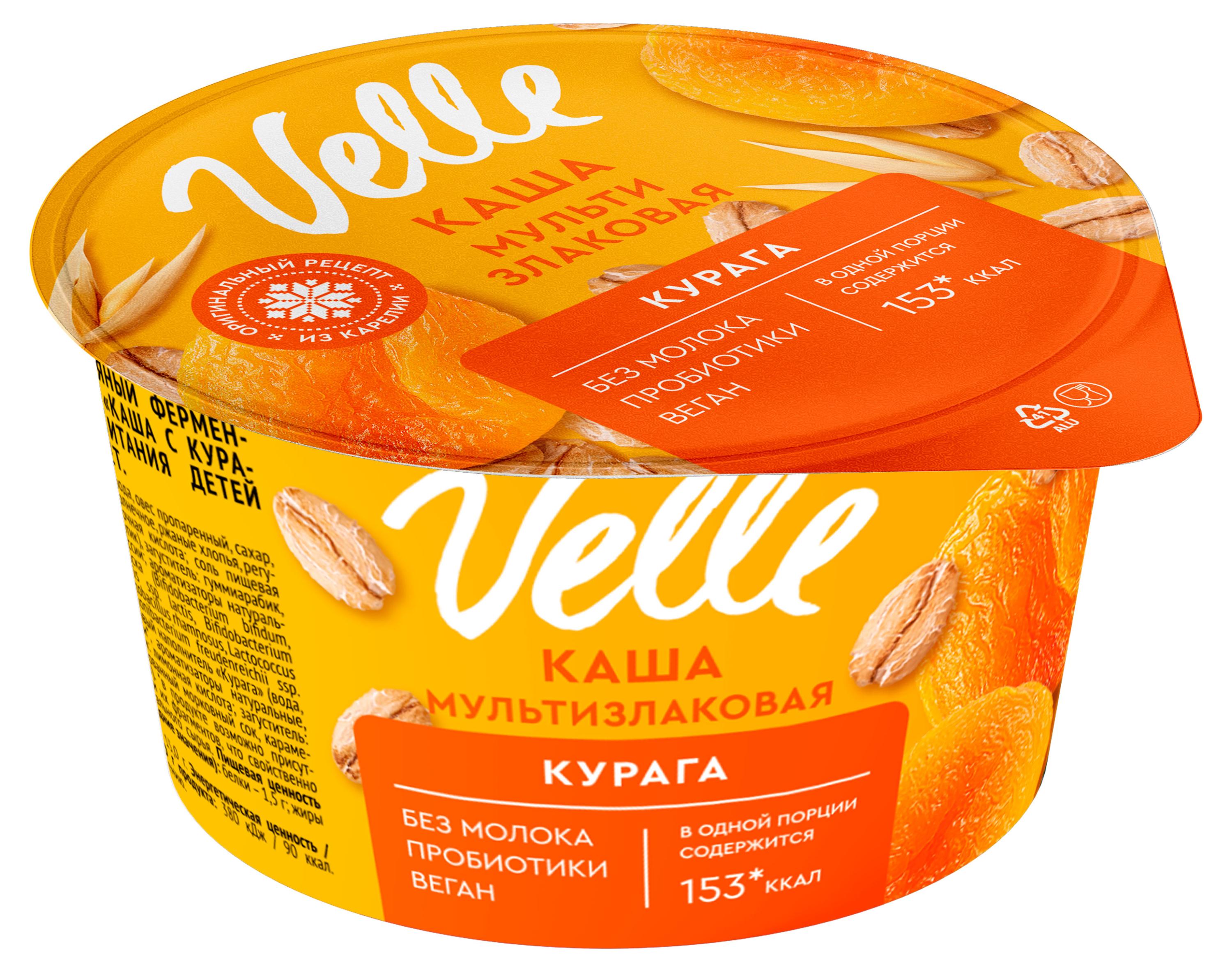 

Каша овсяная VELLE Vegan мультизлаковая с курагой, 170 г