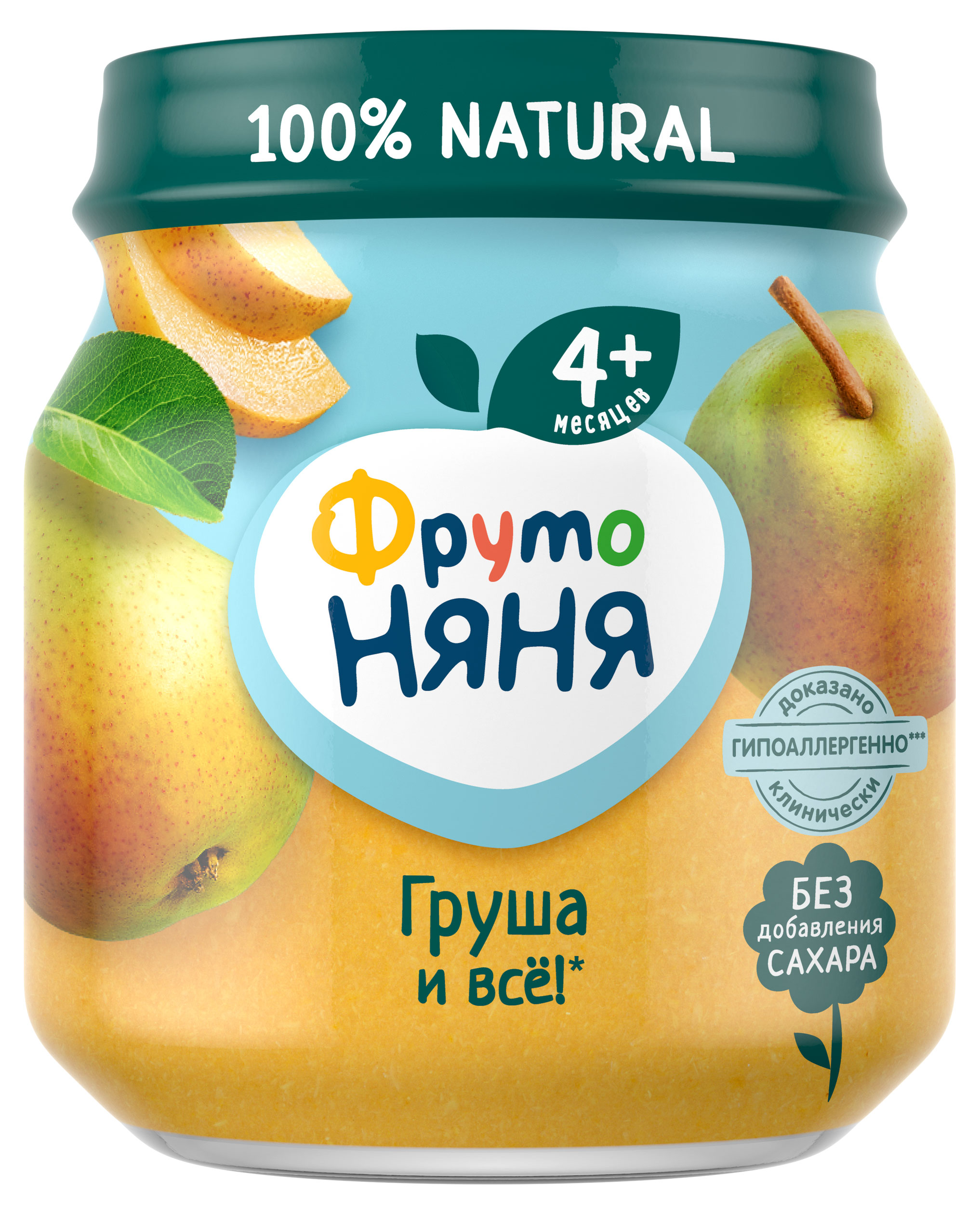 

Пюре ФрутоНяня груша гипоаллергенное с 4 мес., 100 г