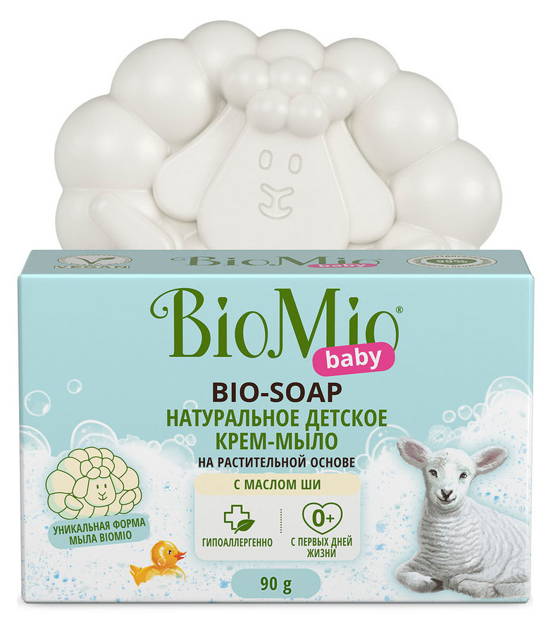 

Мыло детское BioMio Baby Bio-Soap с маслом ши, 90 г