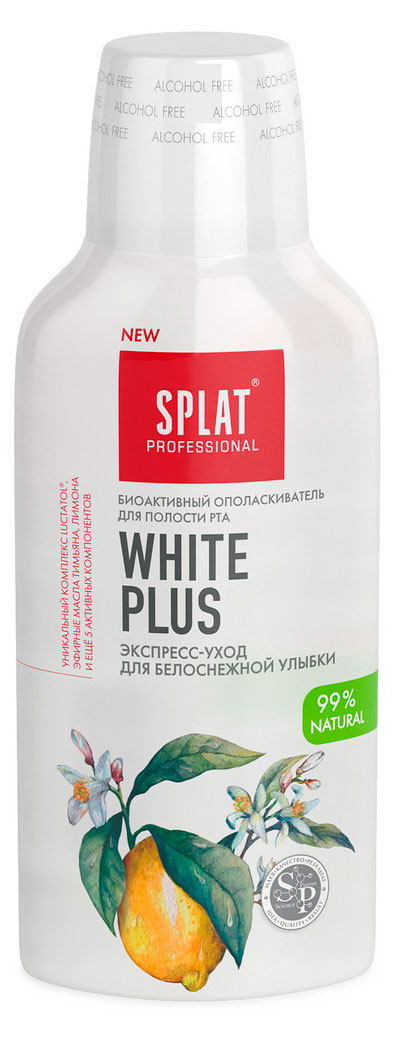 

Ополаскиватель для полости рта Splat Professional White Plus, 275 мл