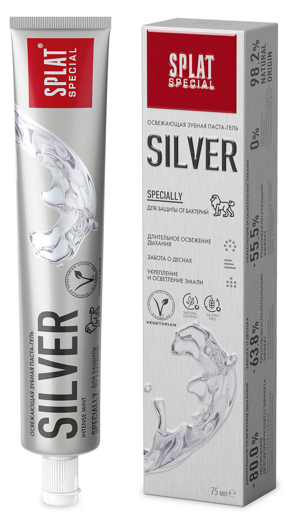 

Зубная паста-гель Splat Special Silver, 75 мл