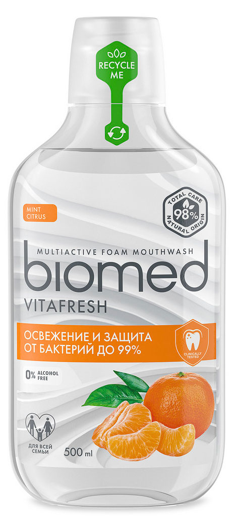 Изображение товара Ополаскиватель для полости рта BioMed Vitafresh, 500 мл