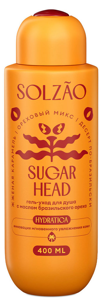 

Гель-уход для душа Solzao Sugar Head с маслом бразильского ореха, 400 мл