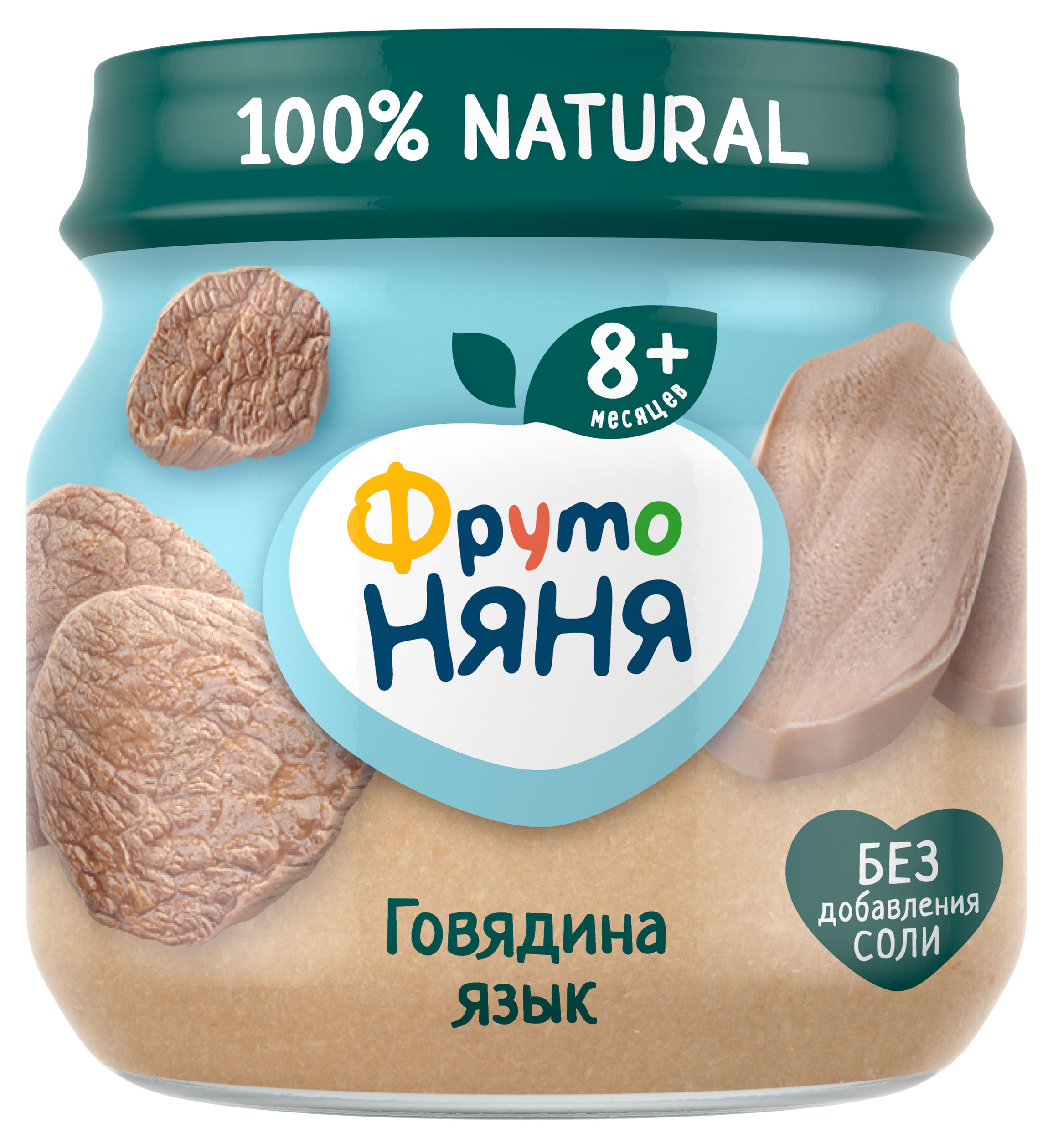

Пюре ФрутоНяня говядина язык с 8 мес., 80 г