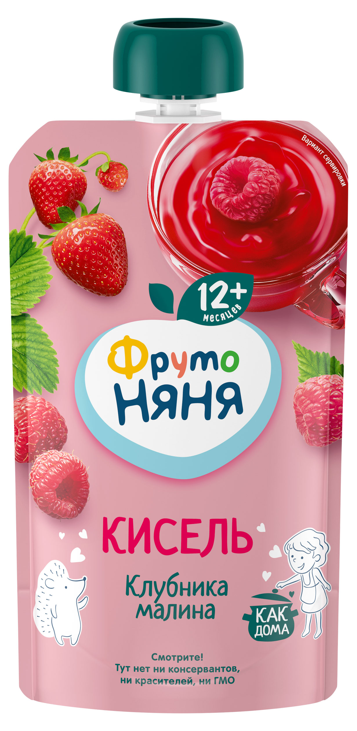 

Кисель ФрутоНяня малина клубника с 12 месяцев, 130 г