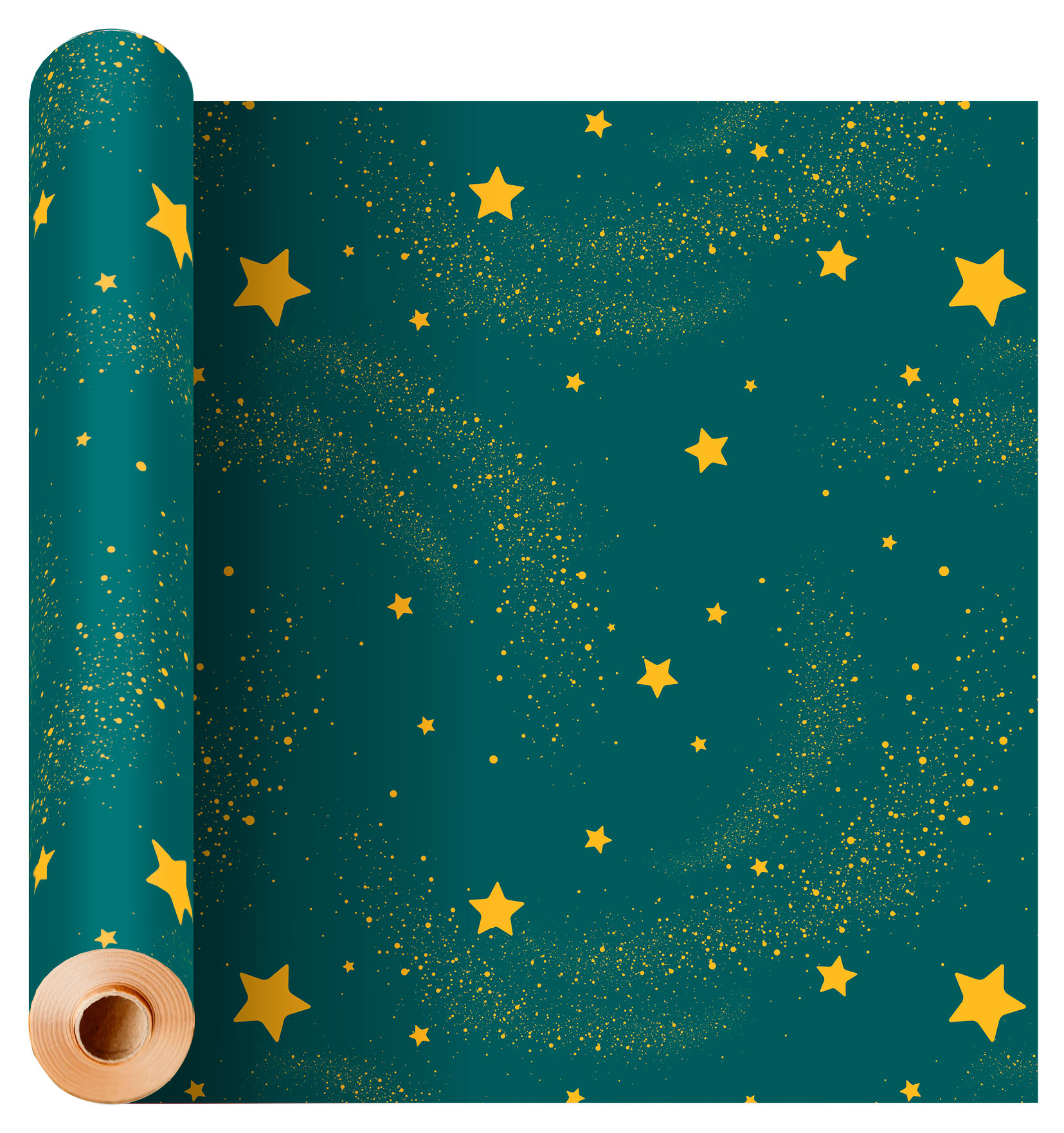 Изображение товара Подарочная упаковочная бумага АШАН Красная птица 70x50 см мелованная