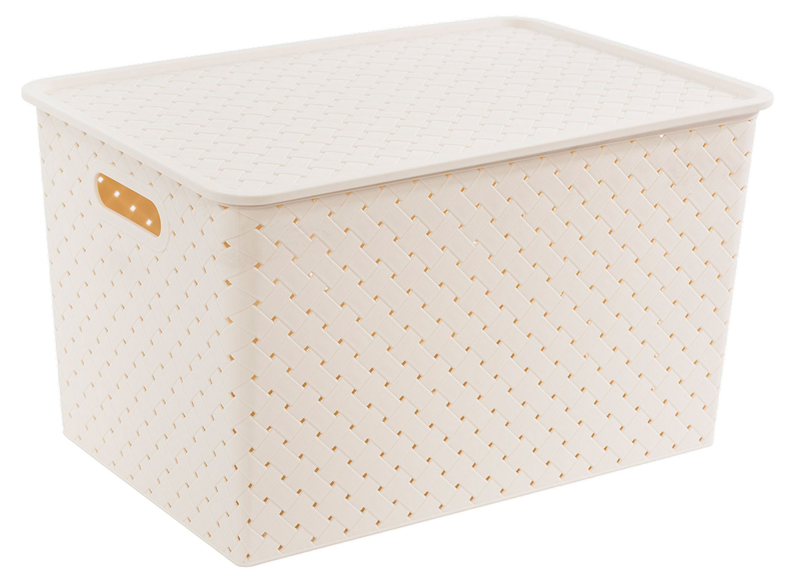 Изображение товара Корзина универсальная Actuel с крышкой 14 л белая