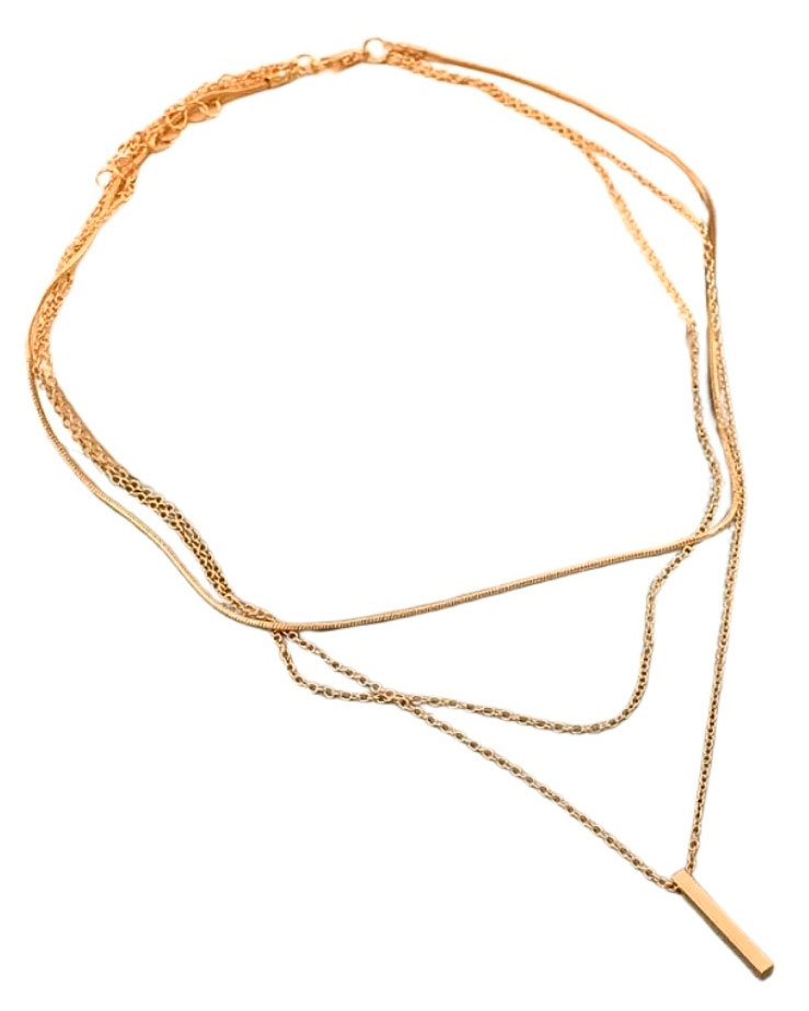 Изображение товара Колье Golden Tree Висюльки - бижутерия из бижутерного сплава со стразами