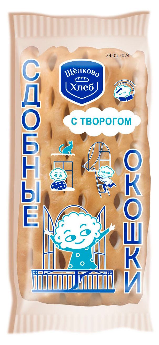

Сдоба Щелковохлеб с творогом, 130 г