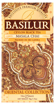 

Чай черный Basilur Масала, 25 пакетиков