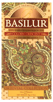 

Чай черный Basilur Восточная коллекция Золотой меся, 25 пакетиков