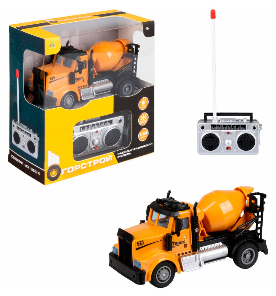 

Машинка на радиоуправлении 1TOY Горстрой 1:64