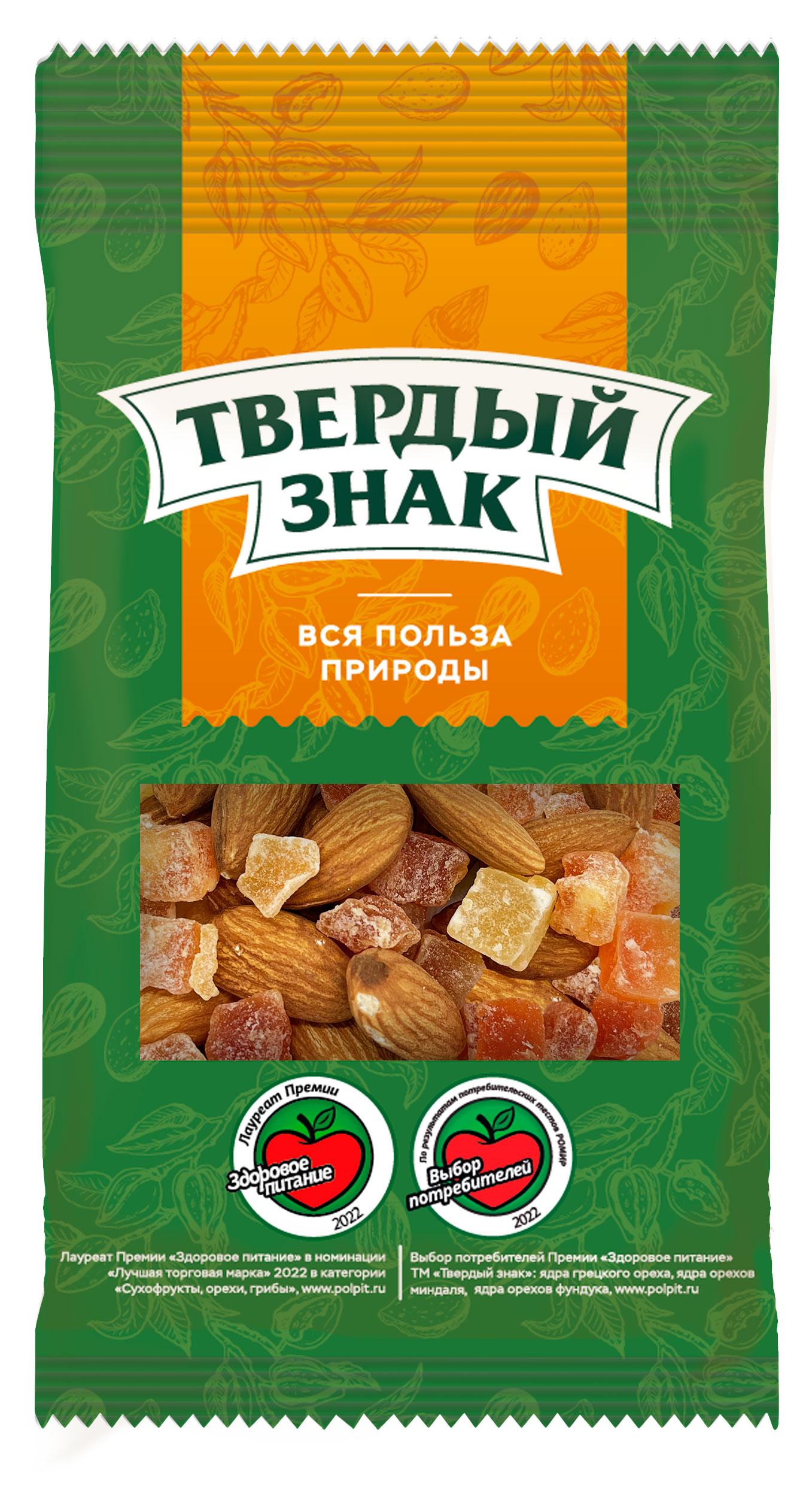 

Миндаль Твердый знак жареный с папайей, 50 г