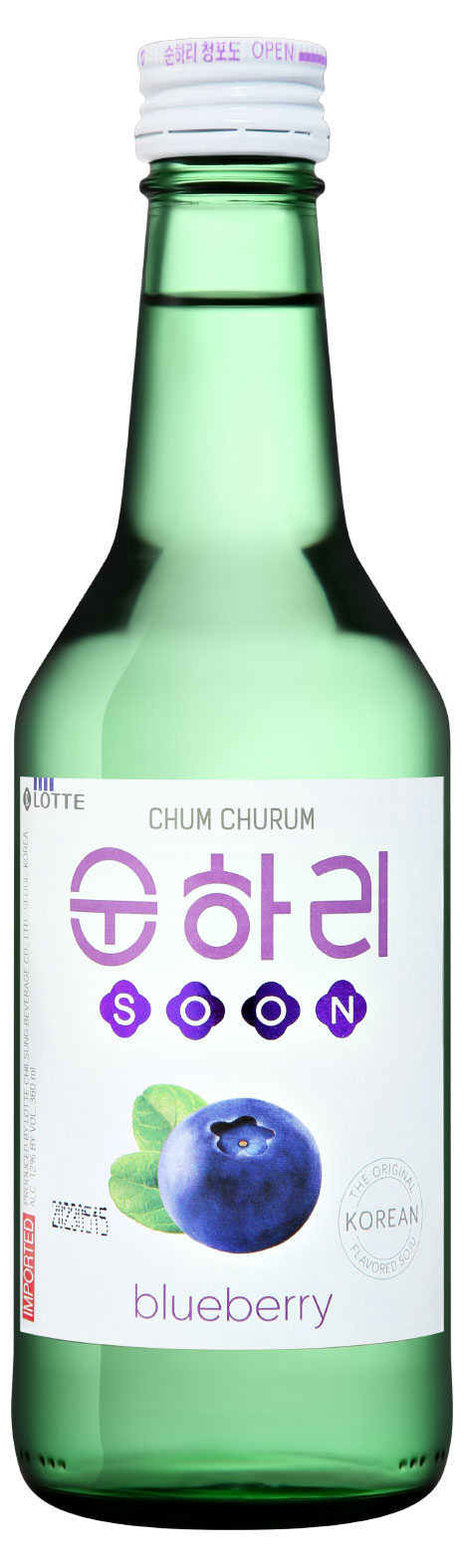 

Соджу Chum Churum Soonhari Blueberry Корея, 0,36 л
