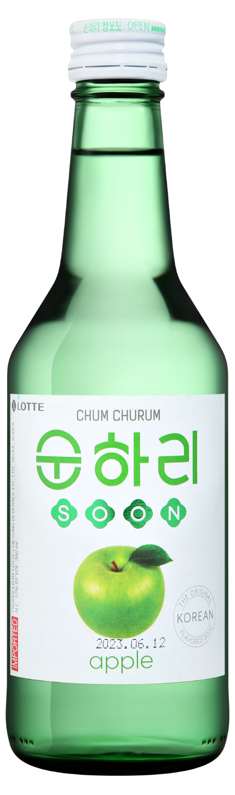 

Соджу Chum Churum Soonhari Apple Корея, 0,36 л