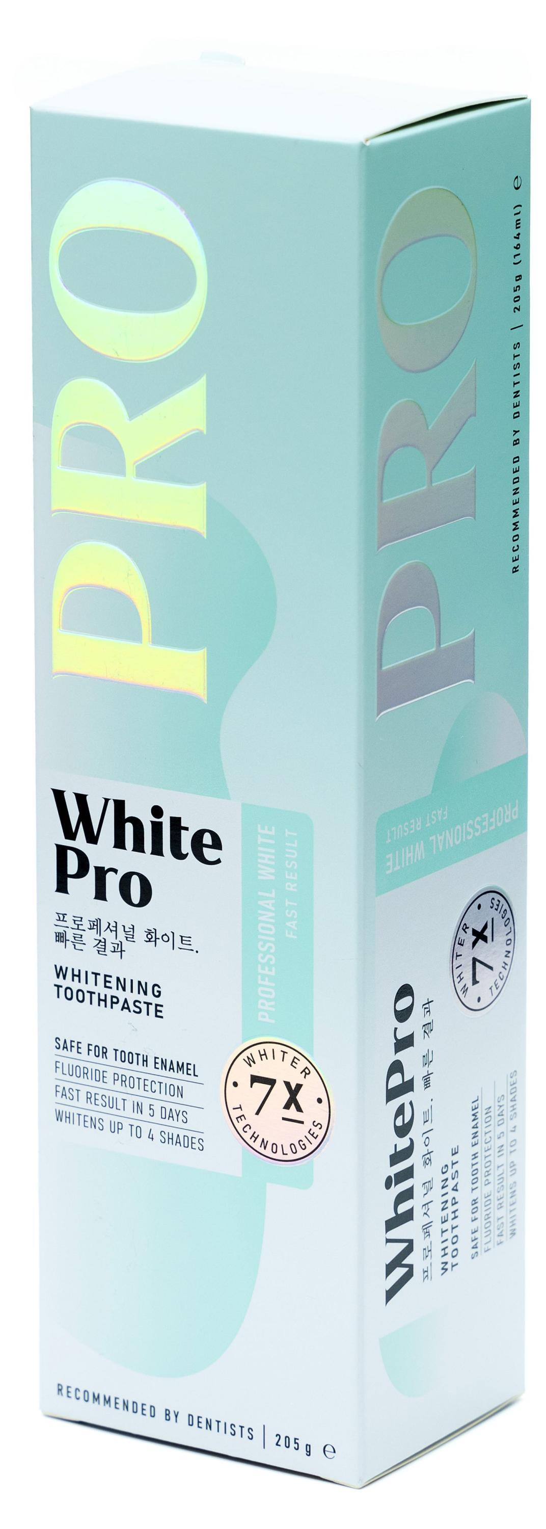 

Зубная паста White Pro Отбеливающая экспресс, 205 г