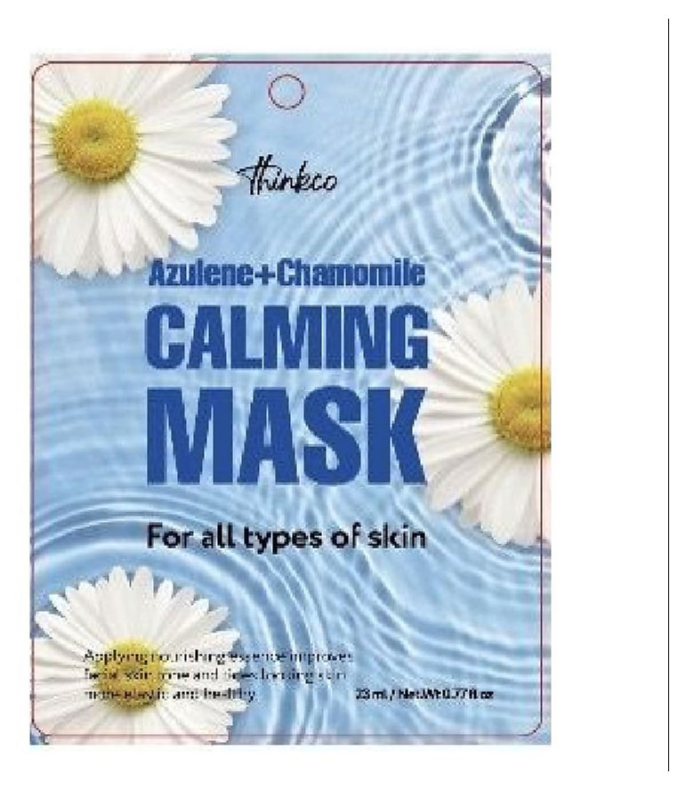 

Маска тканевая Thinkco Azulene+ Chamomile Calming, 23 мл