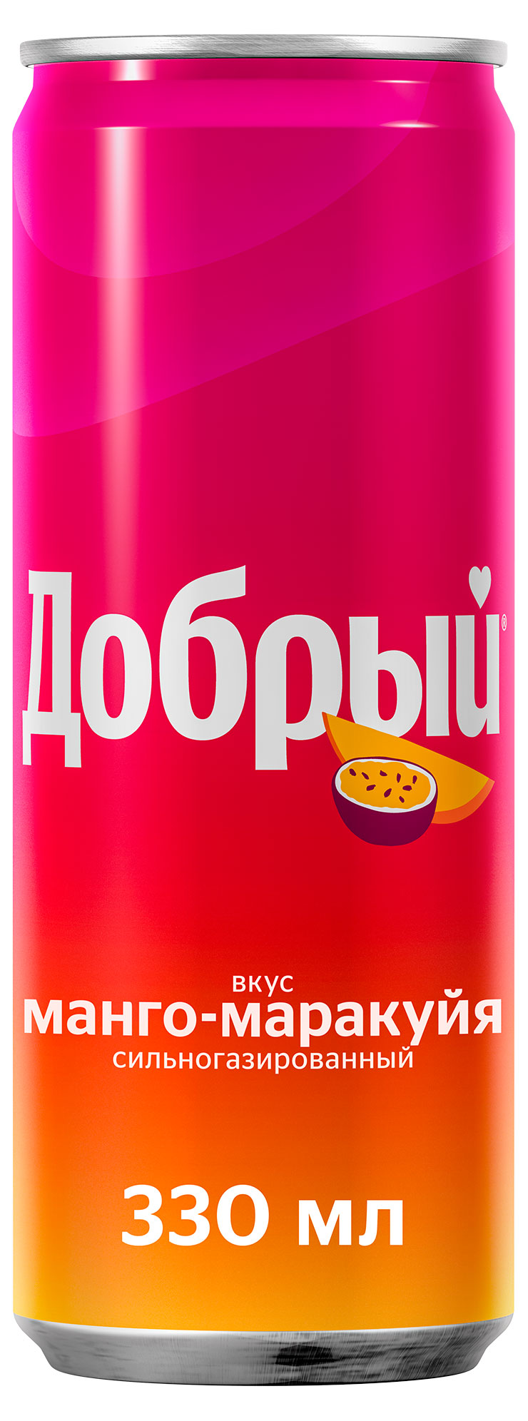 

Напиток газированный Добрый Манго-Маракуйя, 330 мл